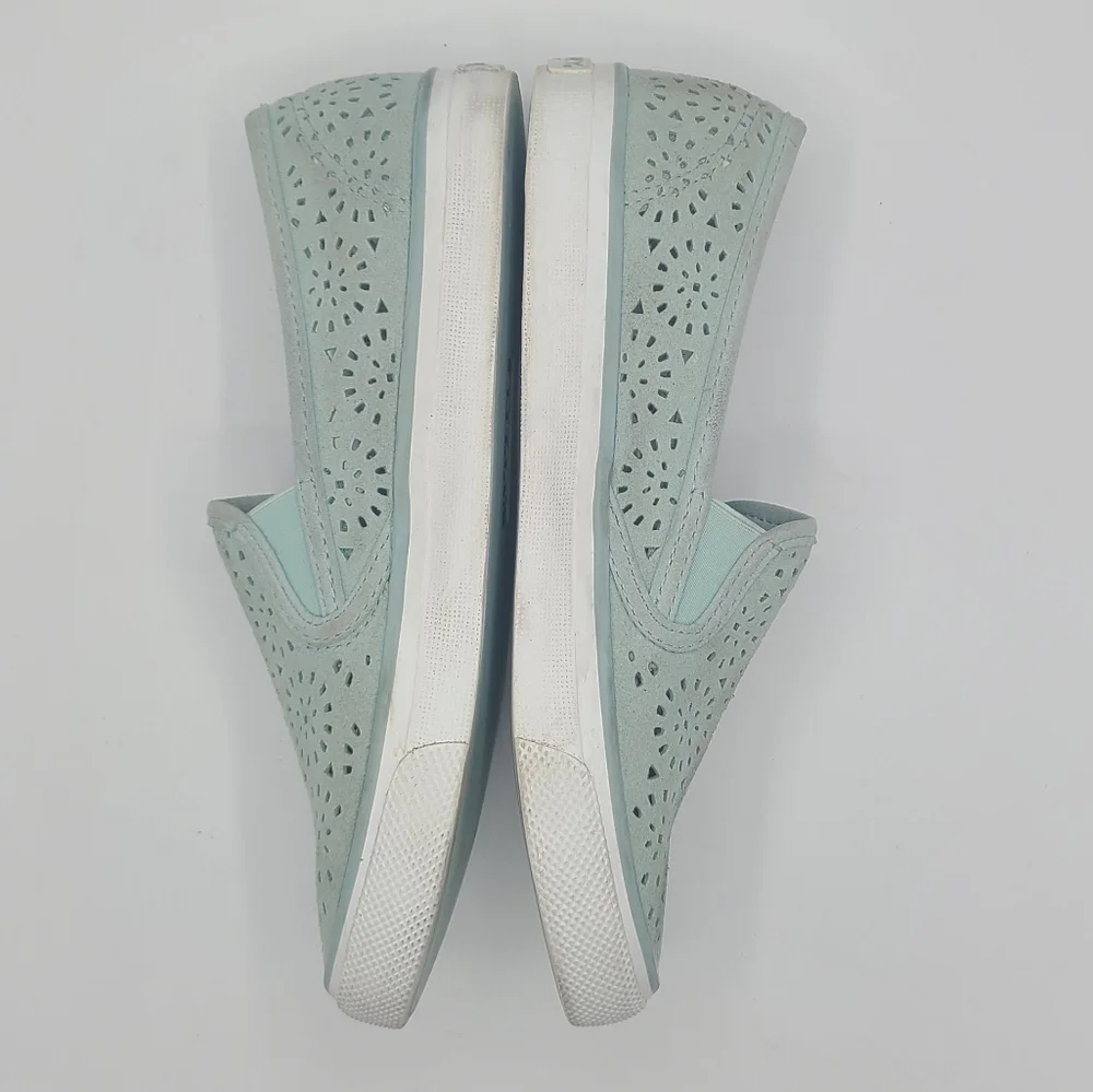 Sperry Seaside Perforated Baby Blue Sneakers